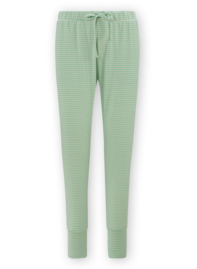 Bobien Long Trousers Little Sumo Stripe Green