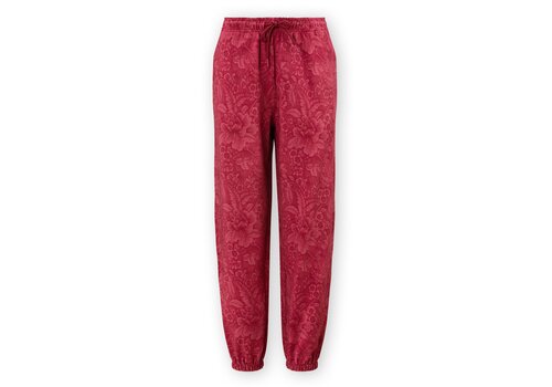 Pip Studio Britt Long Trousers Casa dei Fiori Raspberry