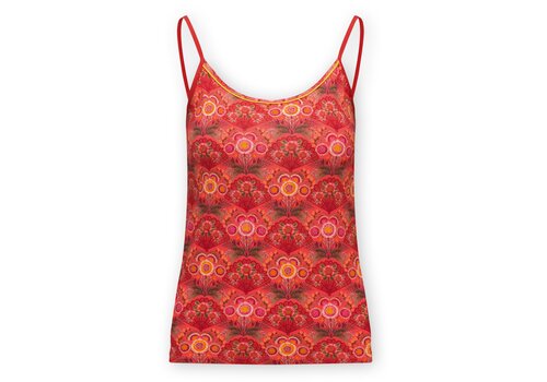 Pip Studio Selina Sleeveless Top Fiesta de Flamencos Red