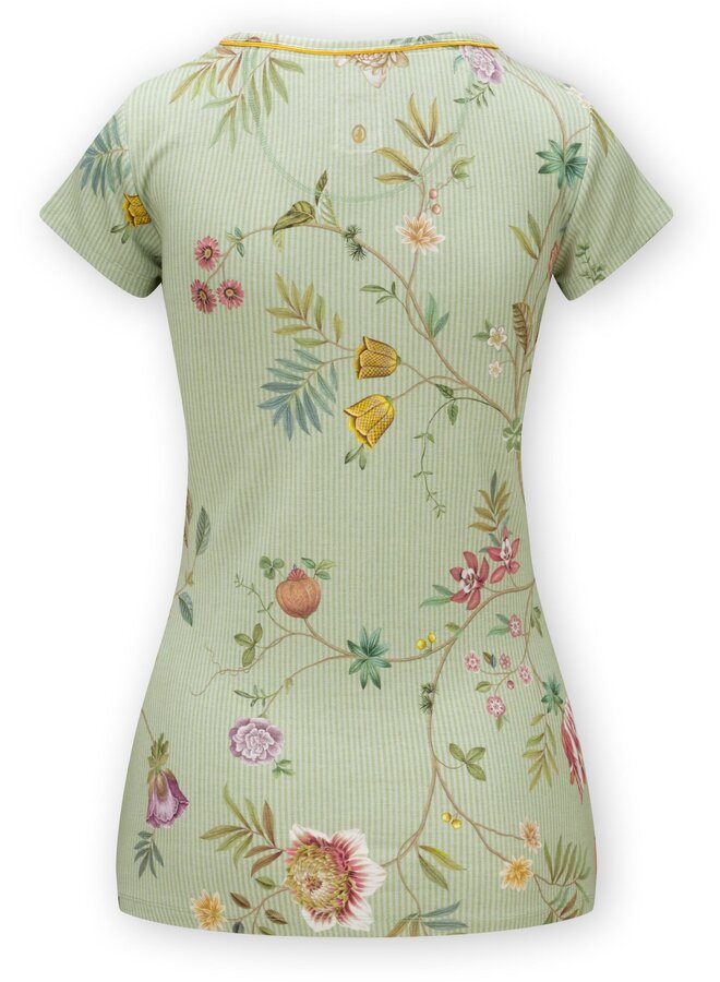 Tilly Short Sleeve Top La Dolce Vita Light Green