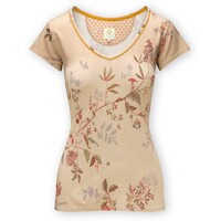 Tilly Short Sleeve Top Amor de Dios Sand