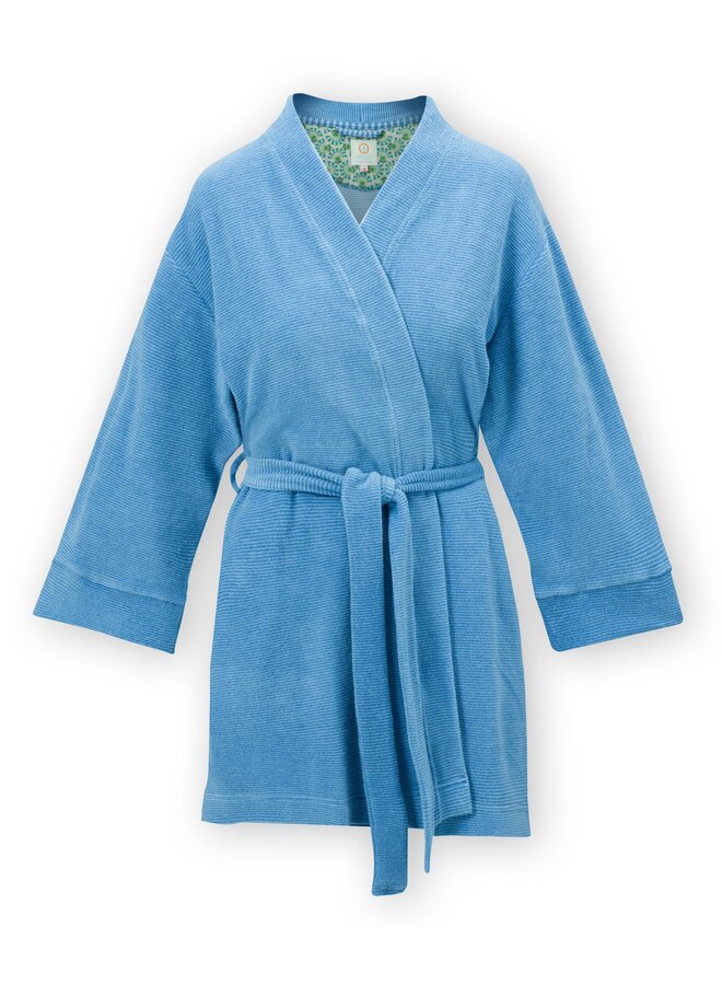 Nadia Kimono Petite Sumo Stripe Blue