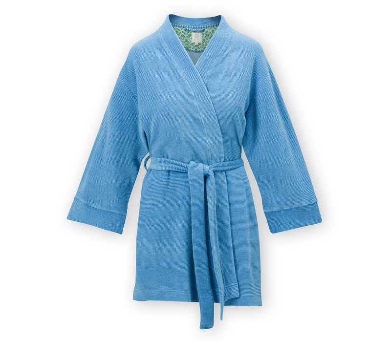 Nadia Kimono Petite Sumo Stripe Blue