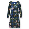 Pip Studio Danai Long Sleeve Nightdress Flores Felices Dark Blue XS