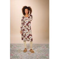 Destiny Long Sleeve Nightdress Rosita Brown XS