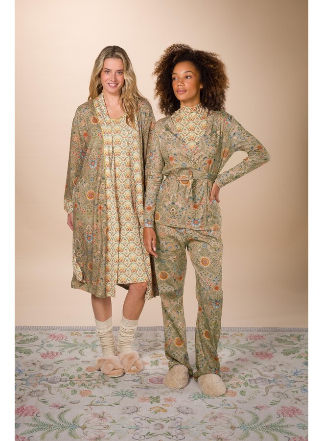 Destiny Long Sleeve Nightdress Bailamos Sand XS