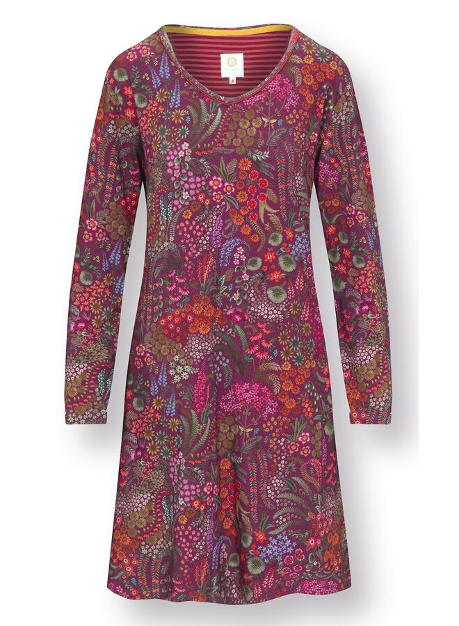 Dana Long Sleeve Nightdress Querida Pink XS