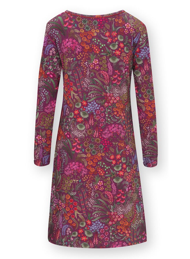 Dana Long Sleeve Nightdress Querida Pink XS