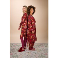 Diogo Long Sleeve Nightdress Flores Felices Red XS