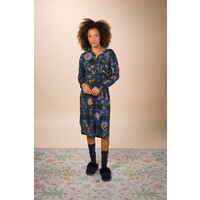 Diogo Long Sleeve Nightdress Flores Felices Dark Blue XS