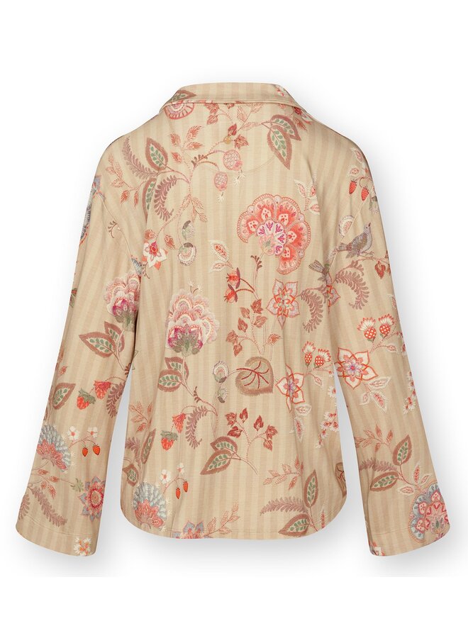 Faye Long Sleeve Top Buenas Noches Sand XS