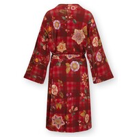 Naomi Kimono Flores Felices Red XS