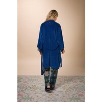 Naomi Kimono Velvet Little Sumo Stripe Blue XS