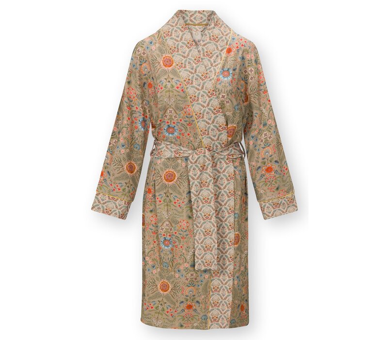 Nisha Kimono Flore Pequeña Sand XS