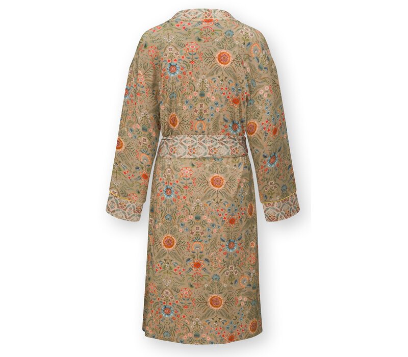 Nisha Kimono Flore Pequeña Sand XS