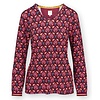 Pip Studio Trice Long Sleeve Top Que si Que no Brown XS