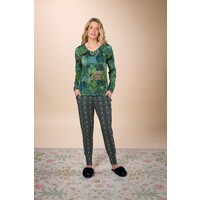 Trice Long Sleeve Top Jardin de Noche Blue XS