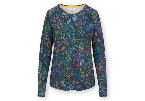 Pip Studio Tina Long Sleeve Top Querida Blue