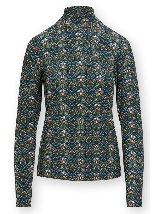 Talina Long Sleeve Top Bailamos Dark Blue