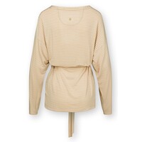 Timberly Long Sleeve Top Little Sumo Stripe Sand XS