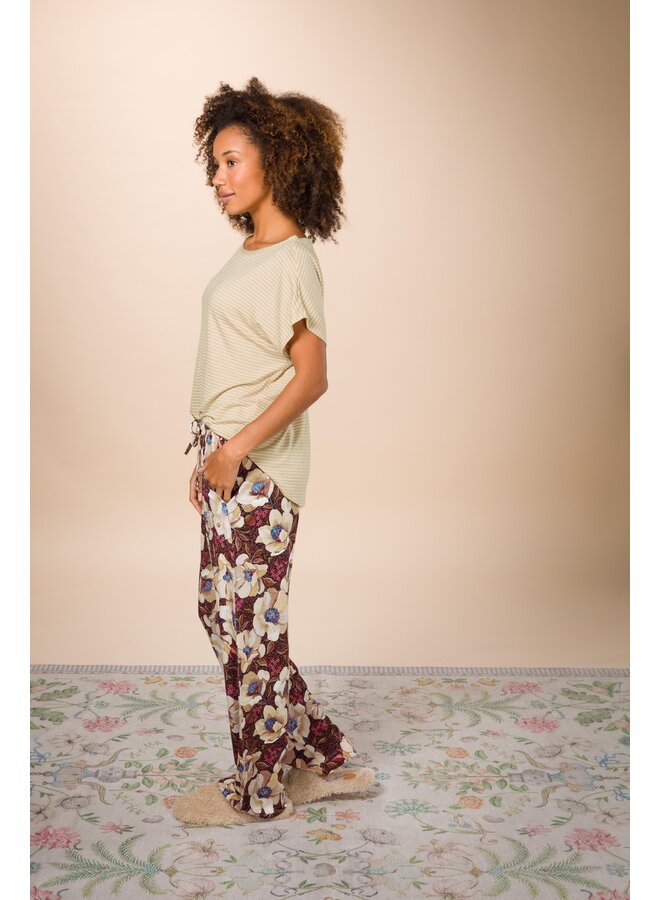 Tatum Short Sleeve Top Little Sumo Stripe Sand XS