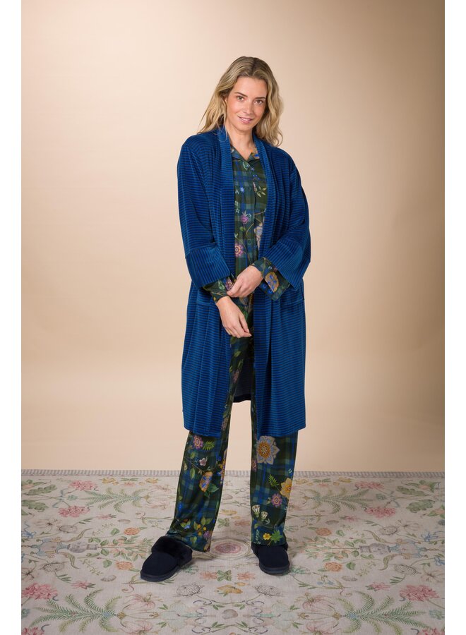 Belin Long Trousers Flores Felices Dark Blue XS