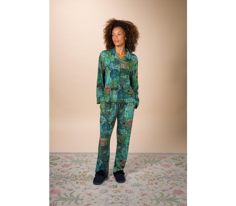 Belin Long Trousers Jardin de Noche Blue XS