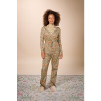 Blake Long Trousers Flore Pequeña Sand XS