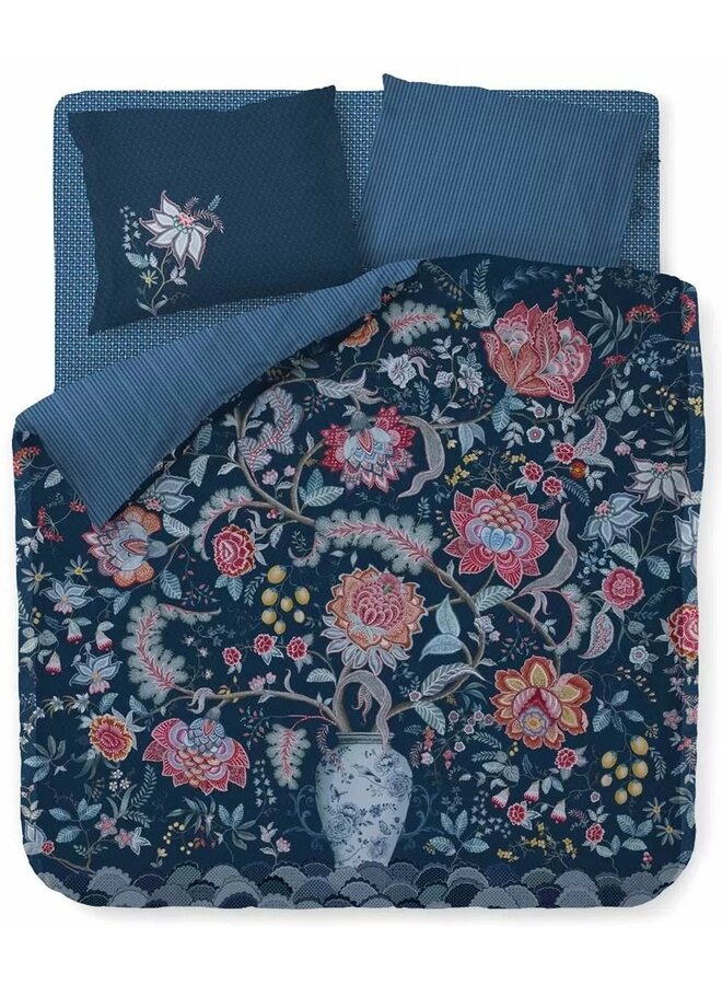 Dekbedovertrek Tree of Life - DarkBlue