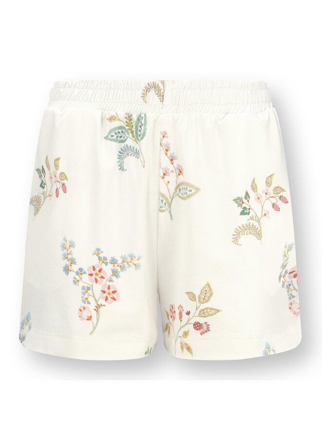 Bo Short Trousers Blossom Chique White