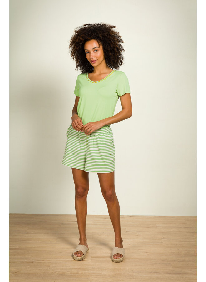 Bobi Short Trousers Little Sumo Stripe Green
