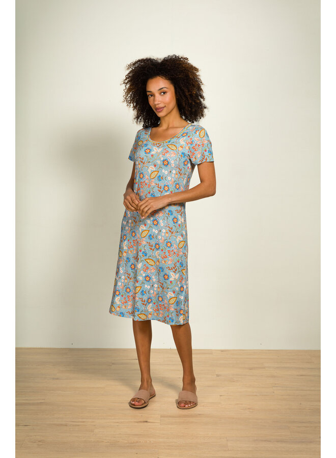 Daniela Short Sleeve Nightdress Jameela Blue