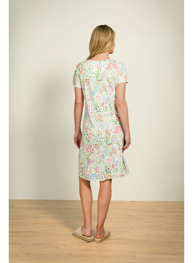 Daisy Short Sleeve Nightdress Querida White