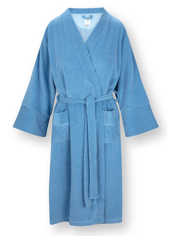 Naomi Kimono Petite Sumo Stripe Blue