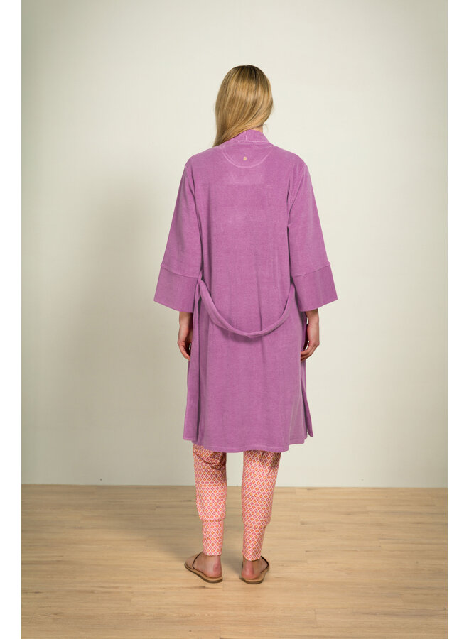 Naomi Kimono Petite Sumo Stripe Lilac