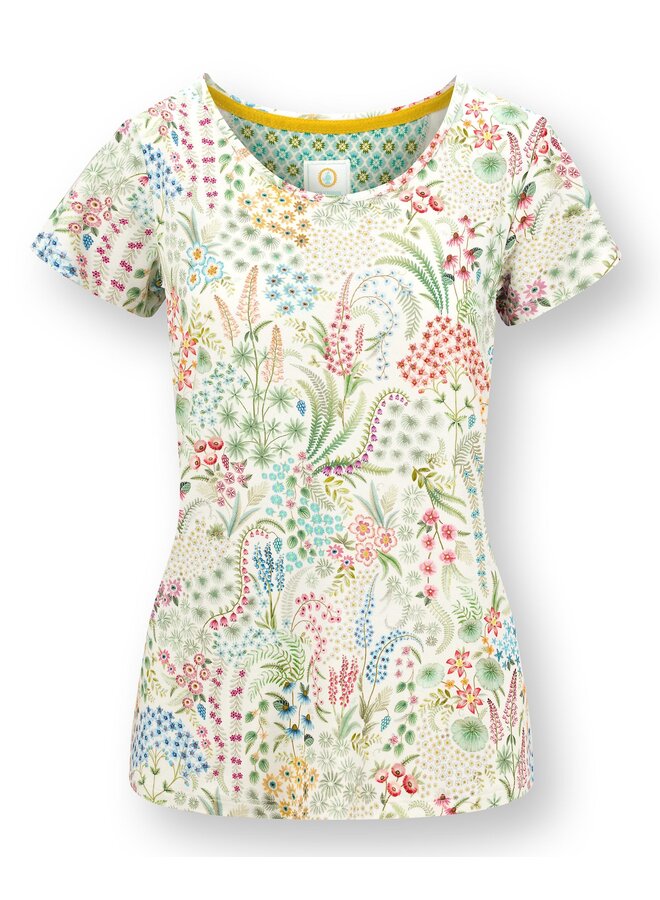 Tilly Short Sleeve Top Querida White