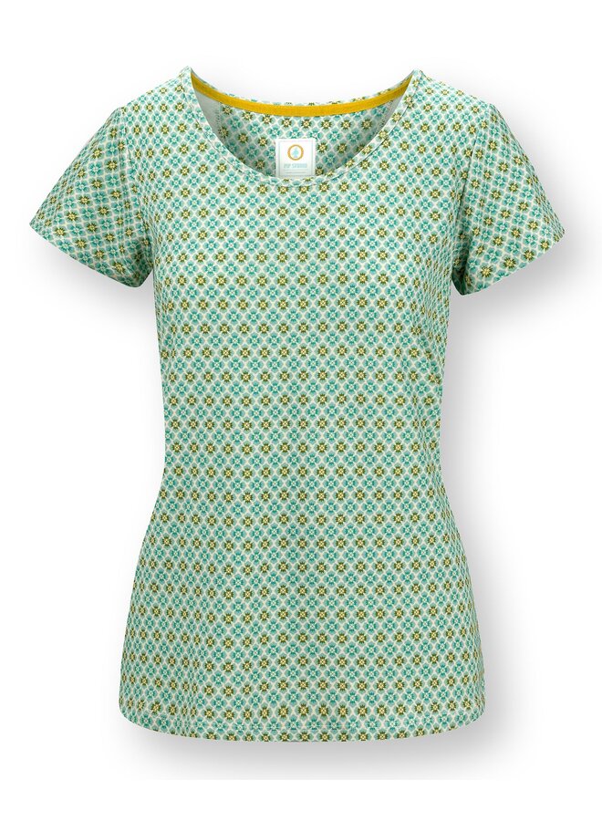Tilly Short Sleeve Top Mojo Green
