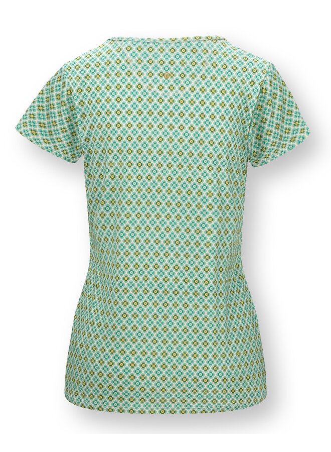Tilly Short Sleeve Top Mojo Green
