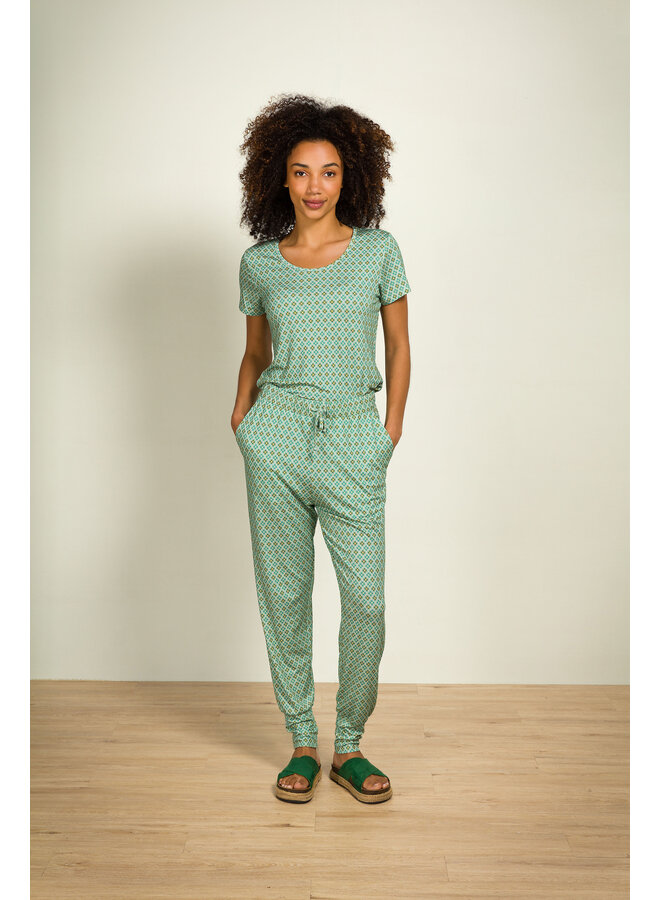 Tilly Short Sleeve Top Mojo Green