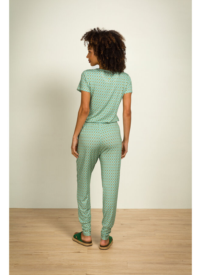 Tilly Short Sleeve Top Mojo Green
