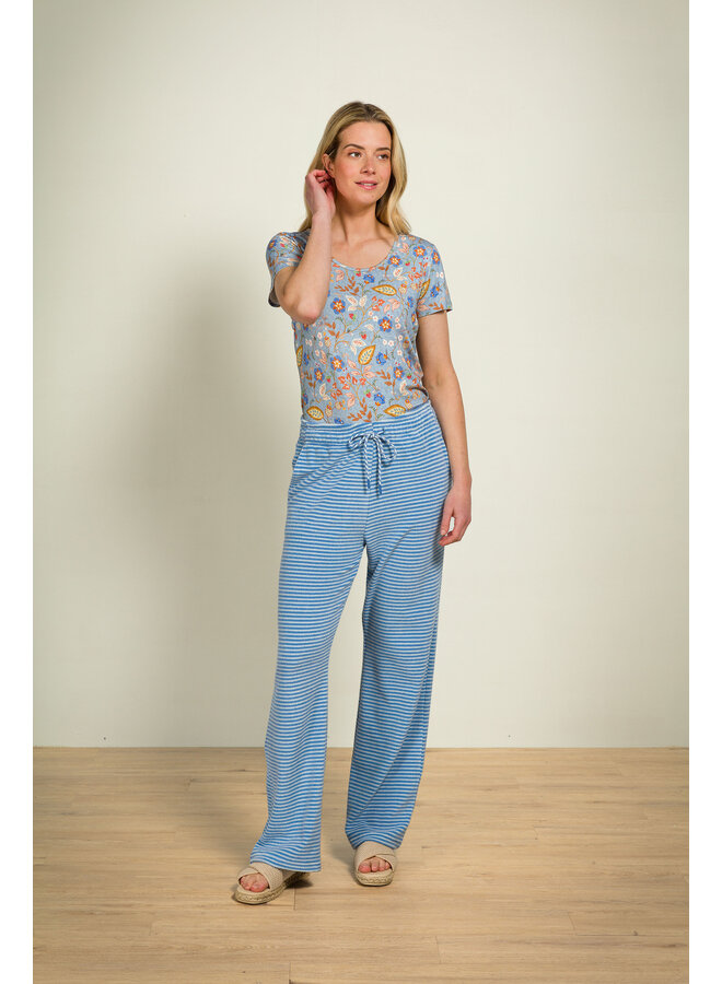 Tilly Short Sleeve Top Jameela Blue