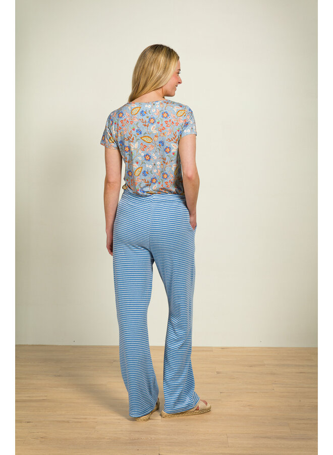 Tilly Short Sleeve Top Jameela Blue