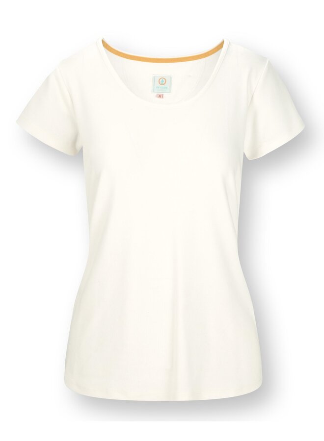 Tilly Short Sleeve Top Solid White