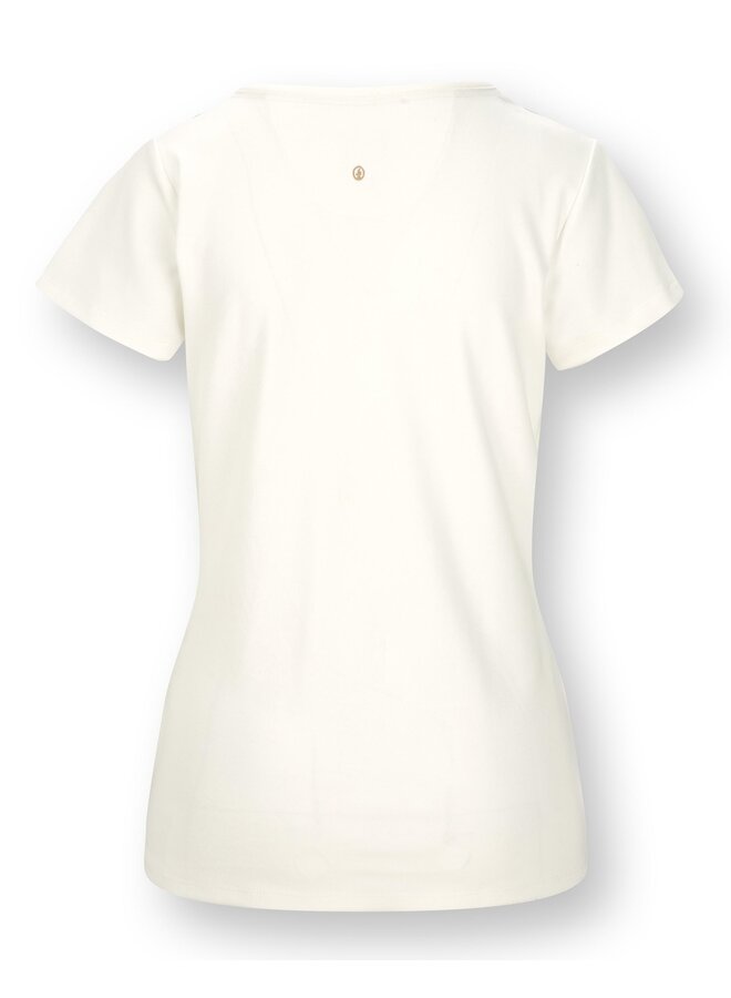 Tilly Short Sleeve Top Solid White