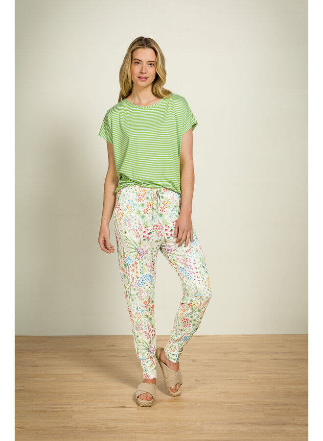 Tatum Short Sleeve Top Little Sumo Stripe Green