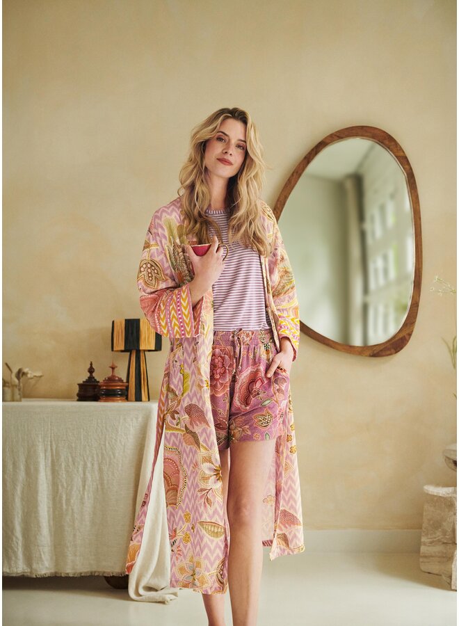 Tatum Short Sleeve Top Little Sumo Stripe Lilac