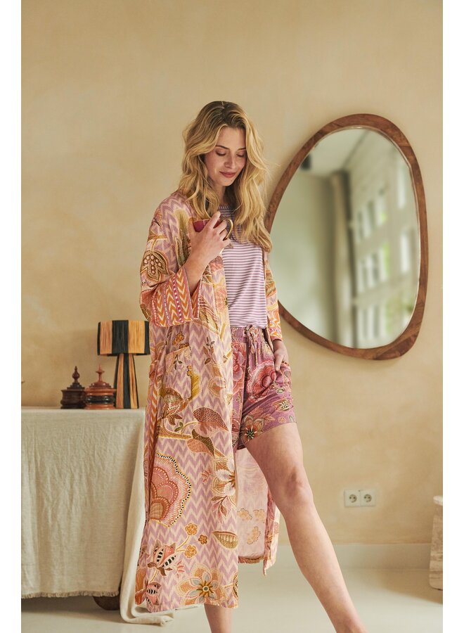 Tatum Short Sleeve Top Little Sumo Stripe Lilac