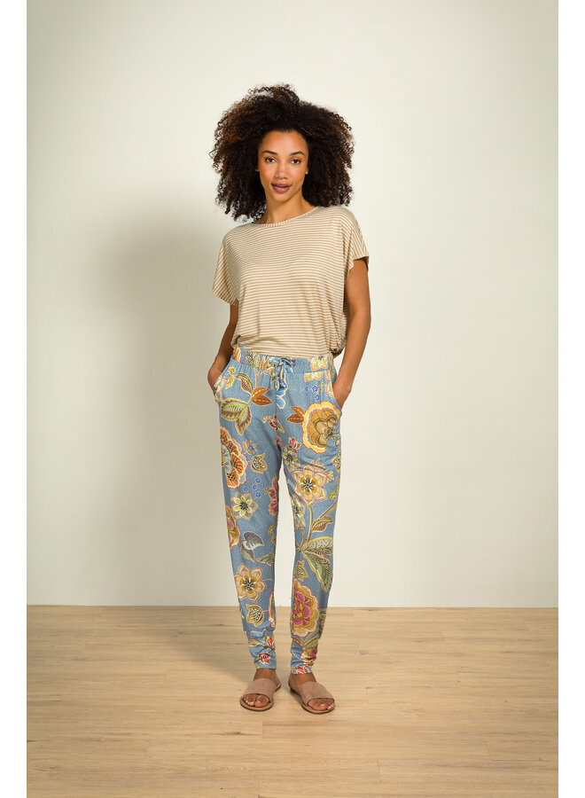 Tatum Short Sleeve Top Little Sumo Stripe Sand