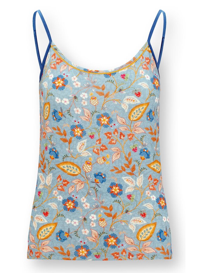 Selina Sleeveless Top Jameela Blue