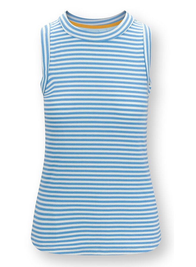 Trinity Sleeveless Top Little Sumo Stripe Blue